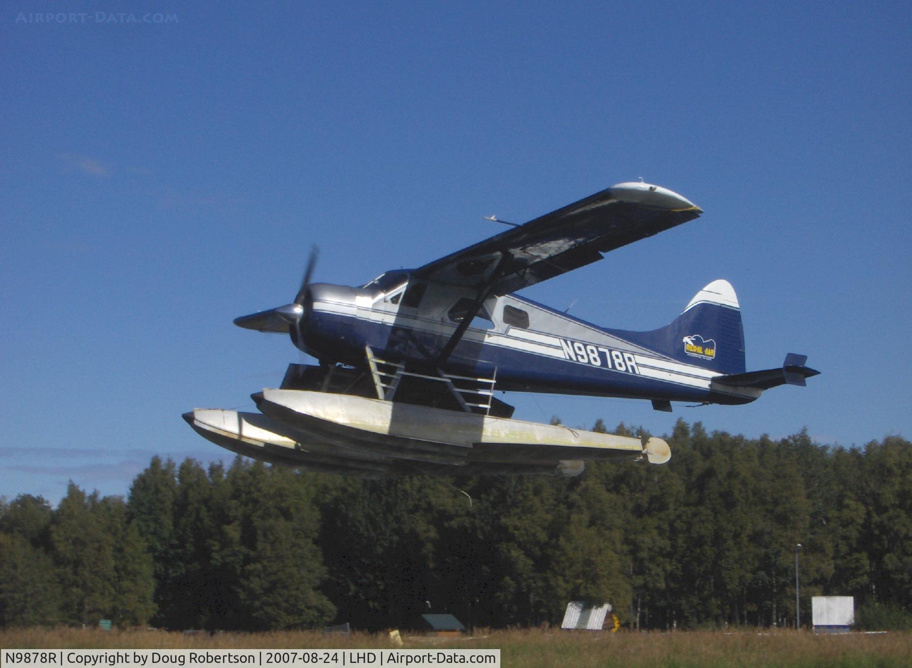 N9878R, 1956 De Havilland Canada DHC-2 MK. I(L20A) C/N 1135, 1956 DeHavilland DHC-2 Mk.1, P&W R-985 450 Hp, Restricted class, takeoff climb