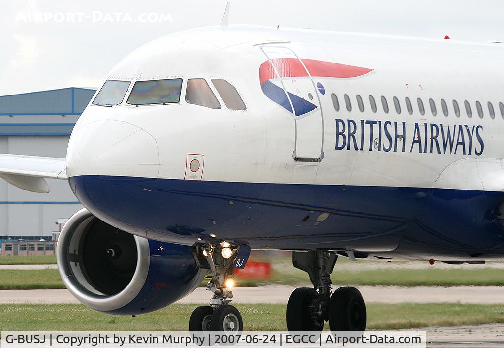 G-BUSJ, 1990 Airbus A320-211 C/N 109, BA Bus close up