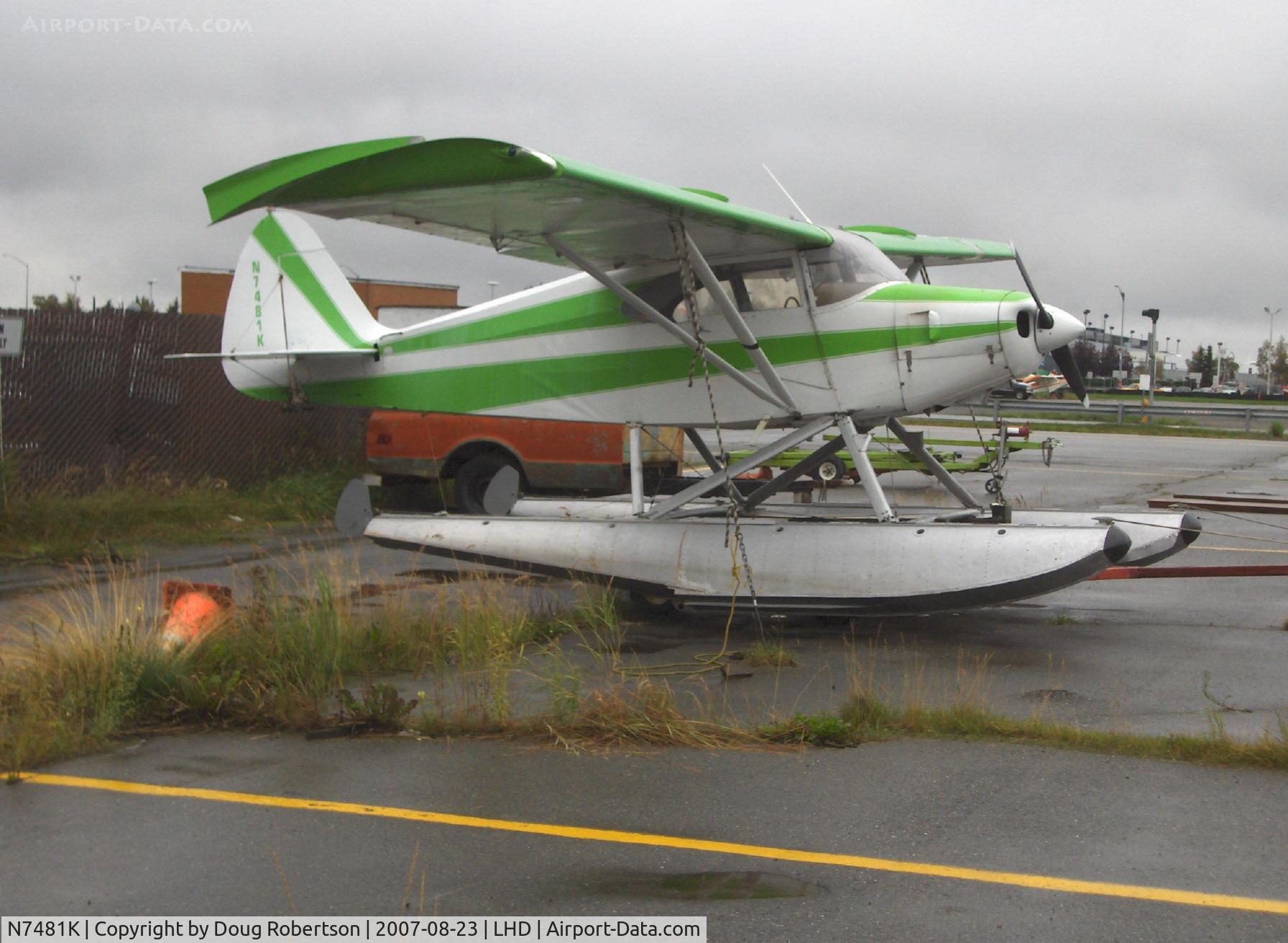 N7481K, 1950 Piper PA-20-135 Pacer C/N 20-396, 1950 Piper PA-20 PACER, Lycoming O-320 150 Hp upgrade with extra cowl cooling, modified wings with fences & booster tips, Multiple certification