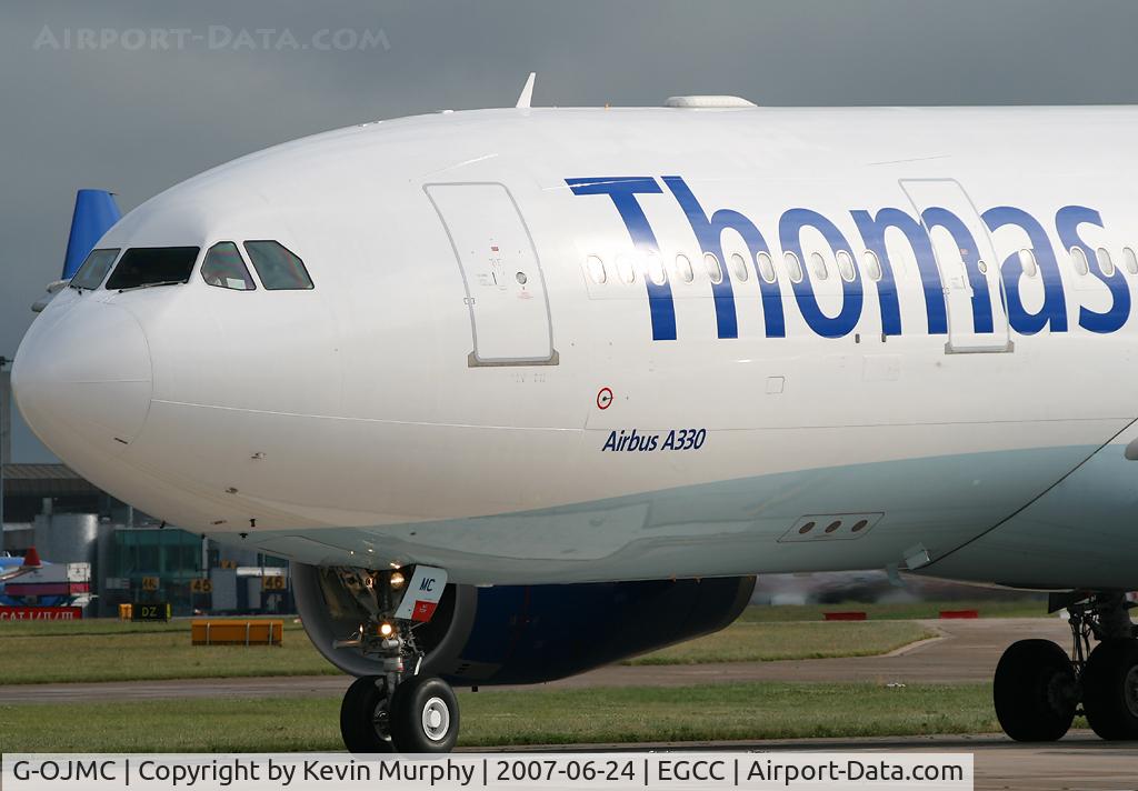 G-OJMC, 2002 Airbus A330-243 C/N 456, TCX Close up on A.330