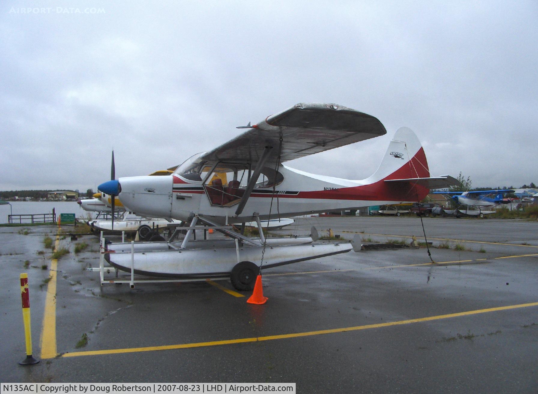 N135AC, Crow Andrew CROW 200 C/N 100, 2004 Andrew Crow CROW 200 (Aeronca 15AC SEDAN Experimental class rebuild?), uses Skis, Floats