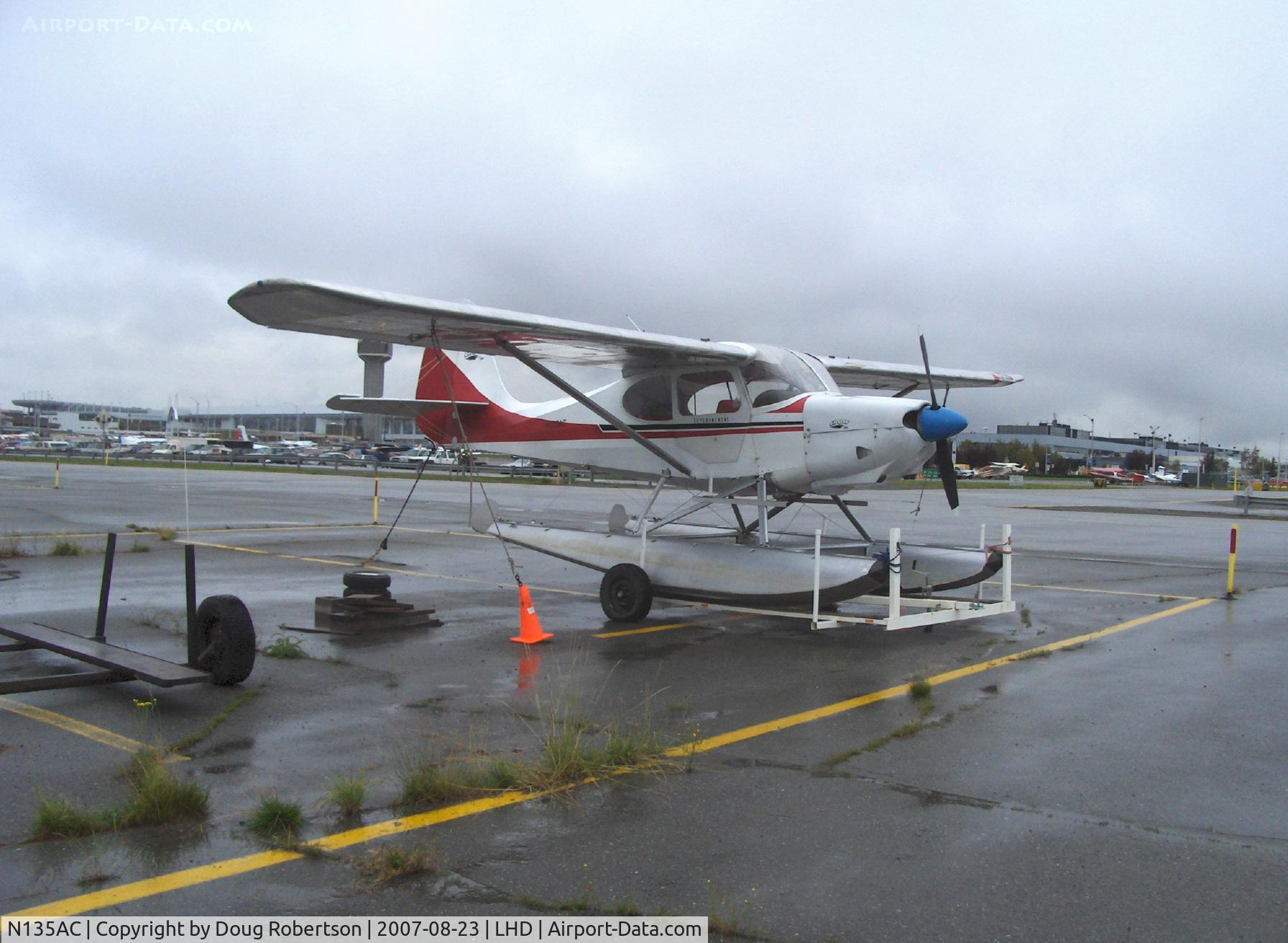 N135AC, Crow Andrew CROW 200 C/N 100, 2004 Andrew Crow CROW 200 (Aeronca 15AC SEDAN Experimental class rebuild?), uses Skis, Floats