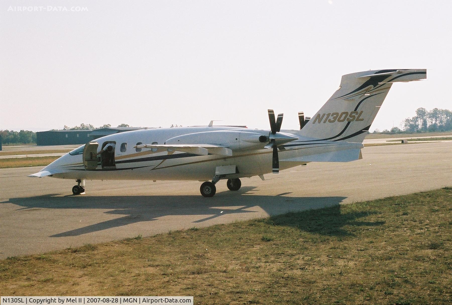 N130SL, 2004 Piaggio P-180 C/N 1084, Parked @ Harbor Springs Airport (MGN)