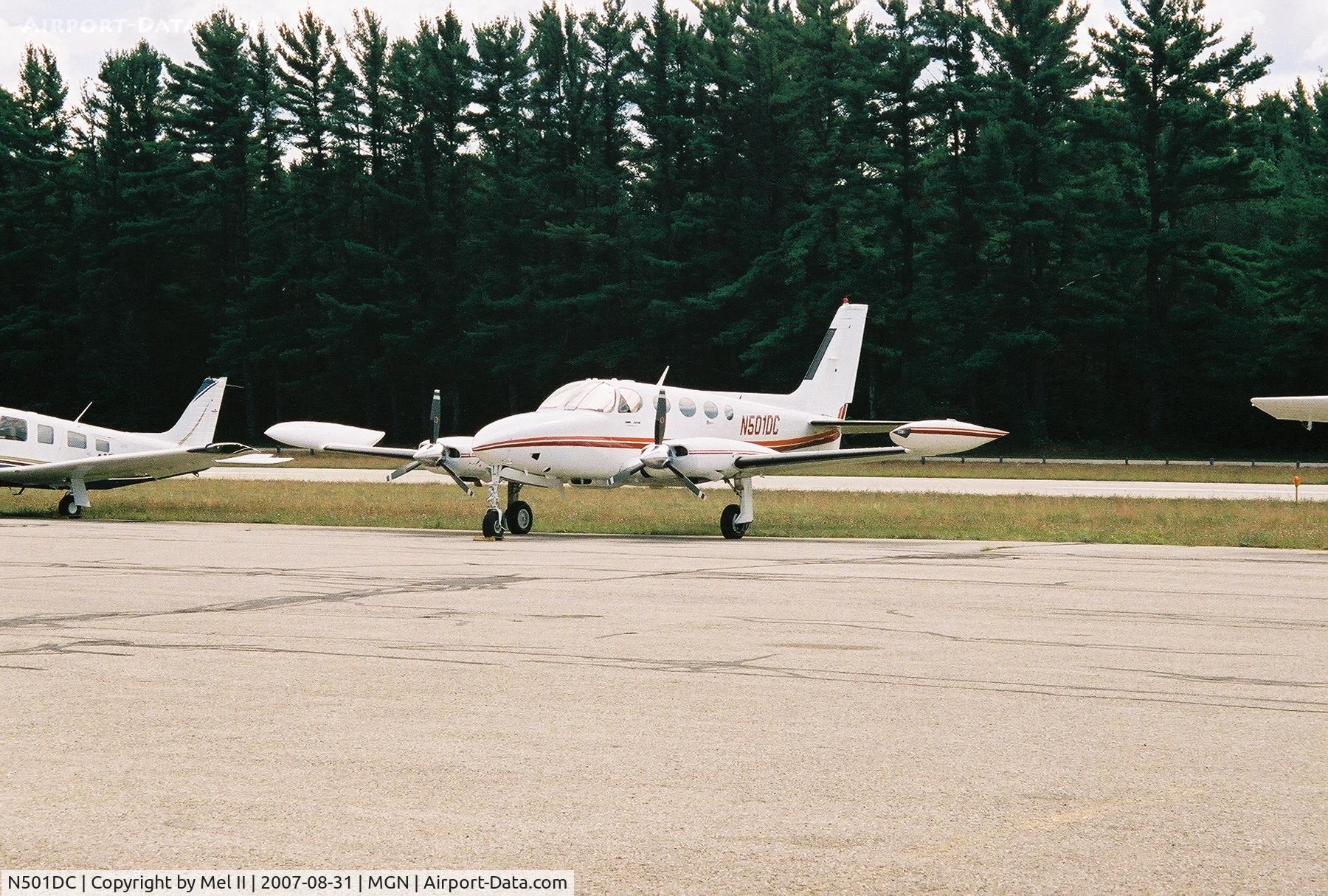 N501DC, 1981 Cessna 340A C/N 340A1267, Parked @ Harbor Springs Airport (MGN)