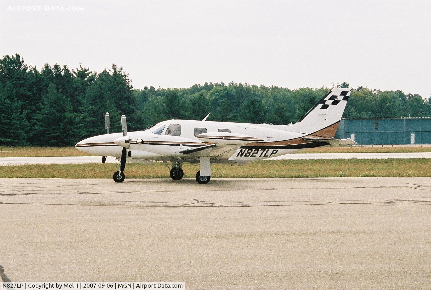 N827LP, Piper PA-31T1 Cheyenne 1 C/N 31T-7904048, Parked @ Harbor Springs Airport (MGN)