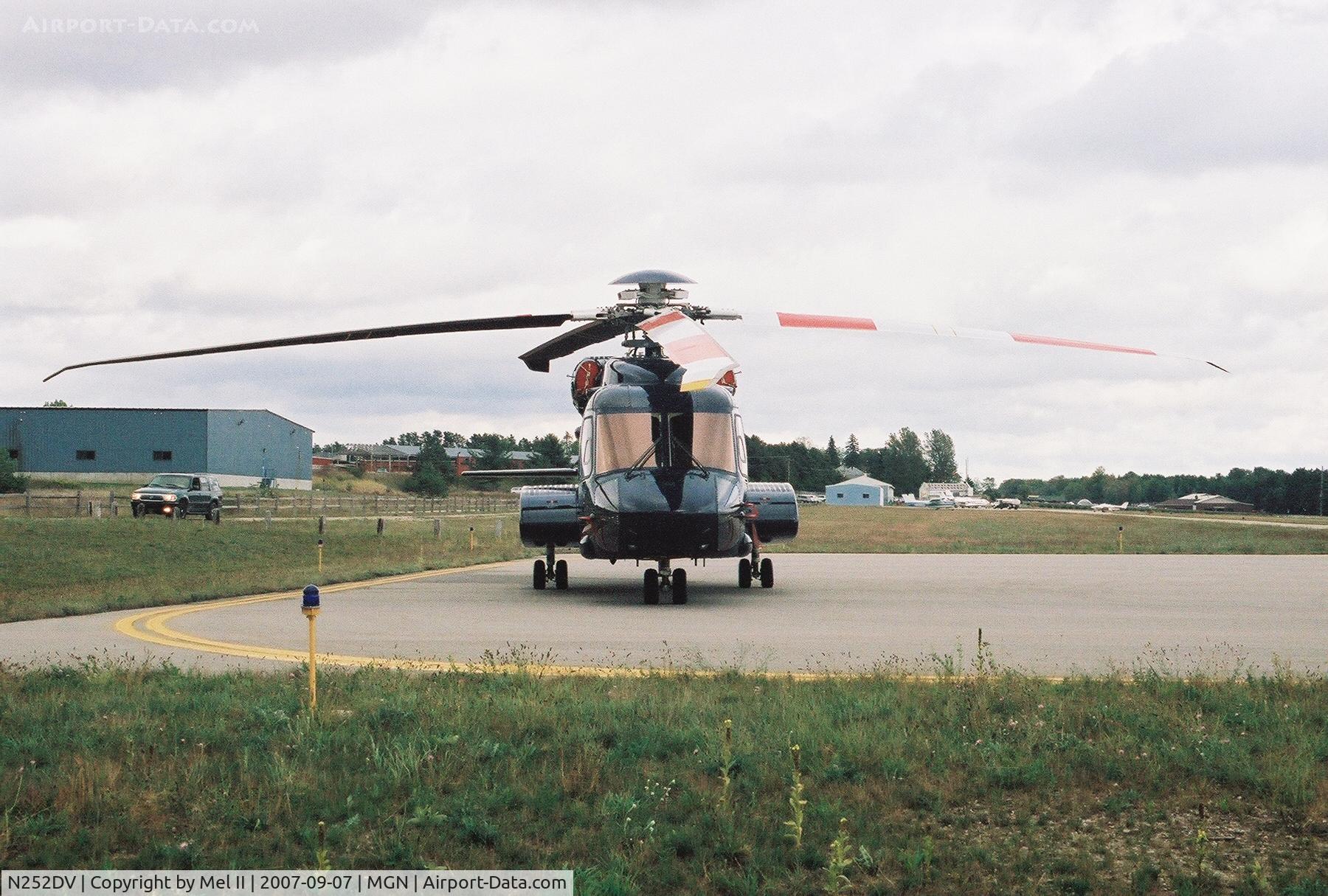 N252DV, 2004 Sikorsky S-92A C/N 920009, Parked @ Harbor Springs Airport (MGN)