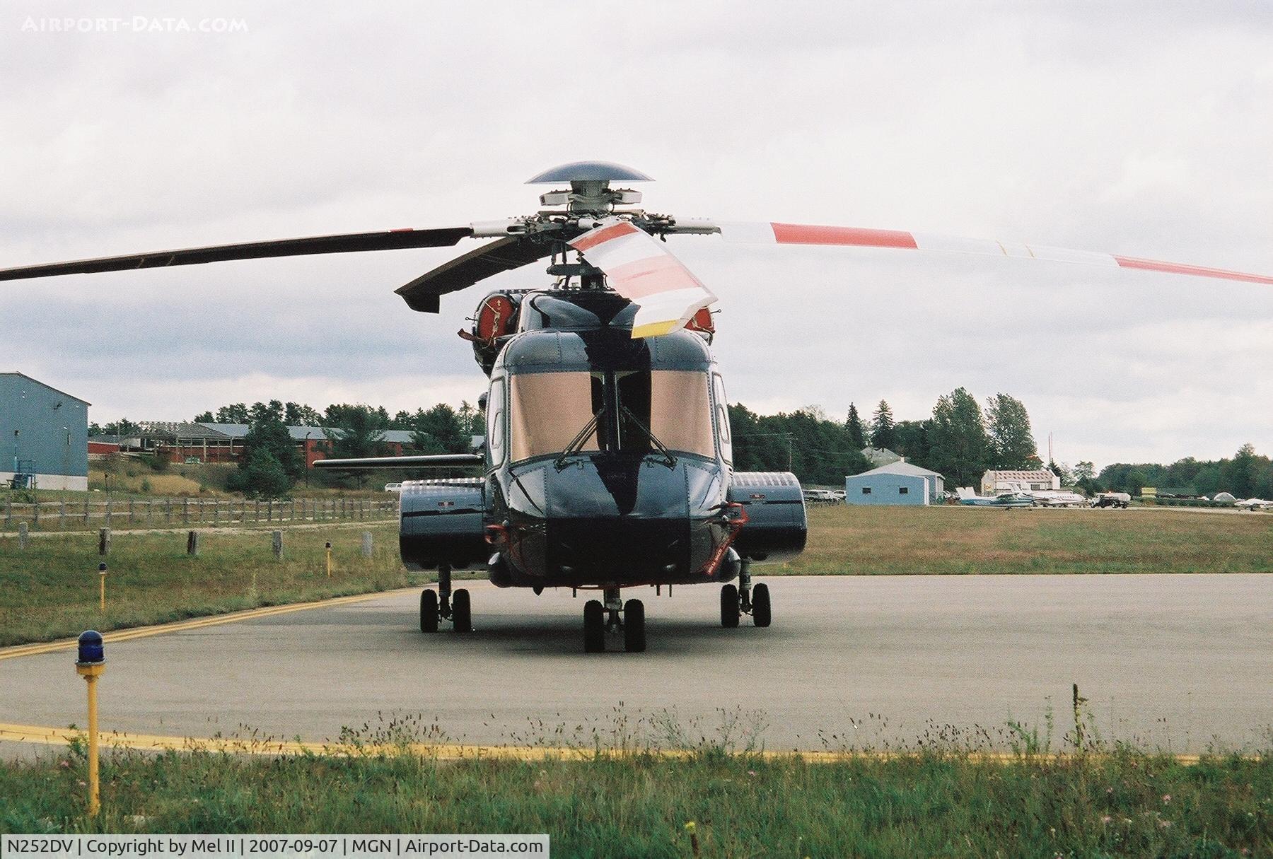 N252DV, 2004 Sikorsky S-92A C/N 920009, She Looks Mean!!  Parked @ Harbor Springs Airport (MGN)