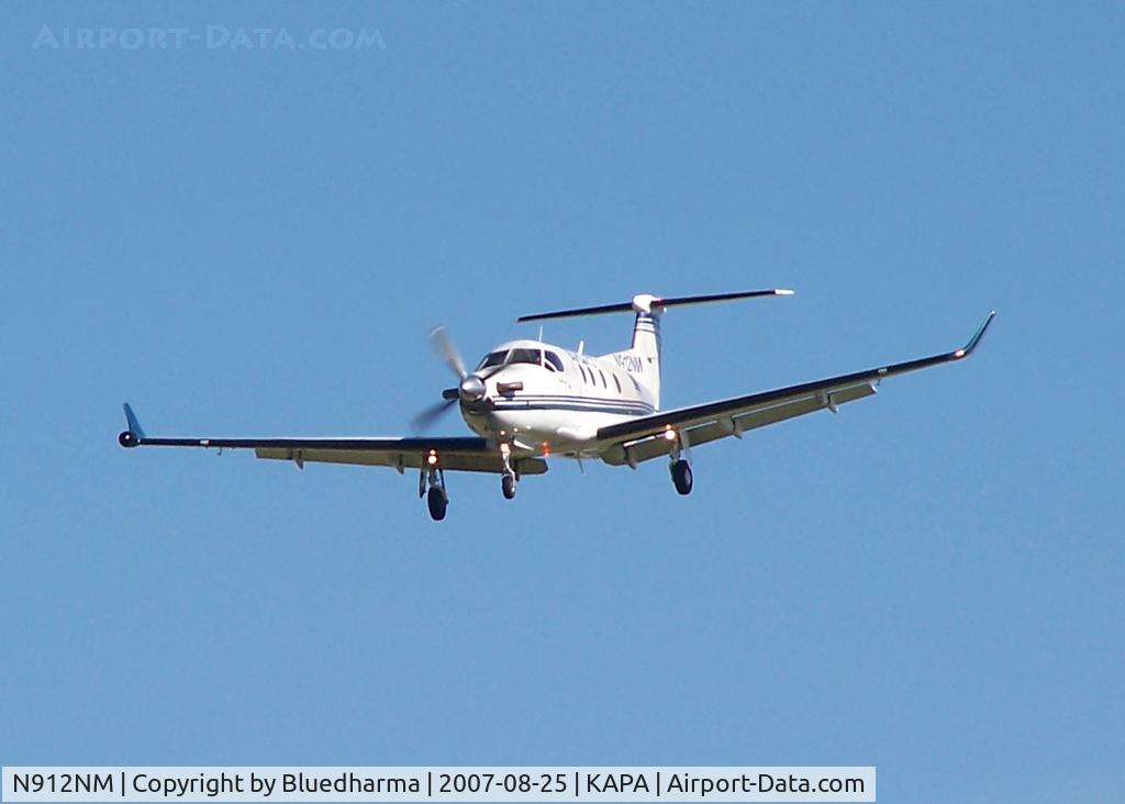 N912NM, 1997 Pilatus PC-12/45 C/N 169, Landing on 17L