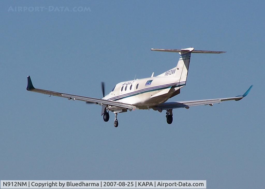 N912NM, 1997 Pilatus PC-12/45 C/N 169, Landing on 17L