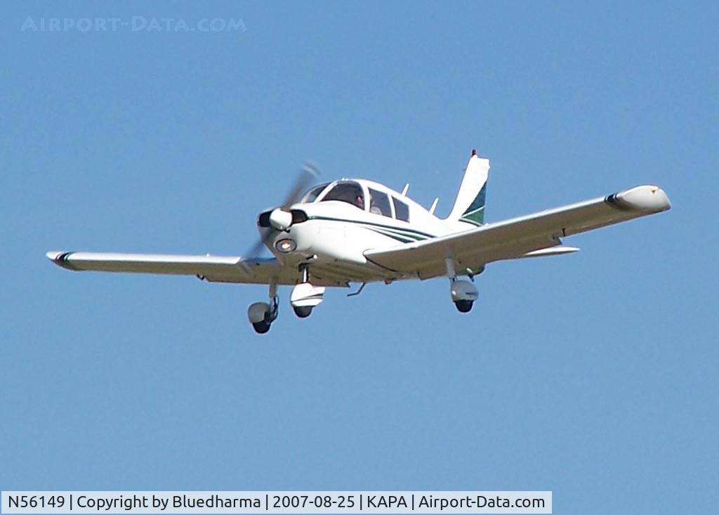 N56149, 1973 Piper PA-28-140 Cherokee C/N 28-7325579, Landing on 17L