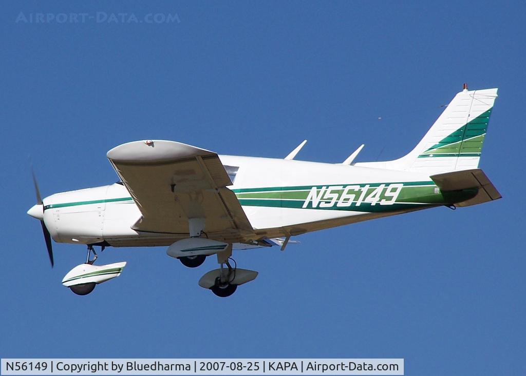 N56149, 1973 Piper PA-28-140 Cherokee C/N 28-7325579, Landing on 17L