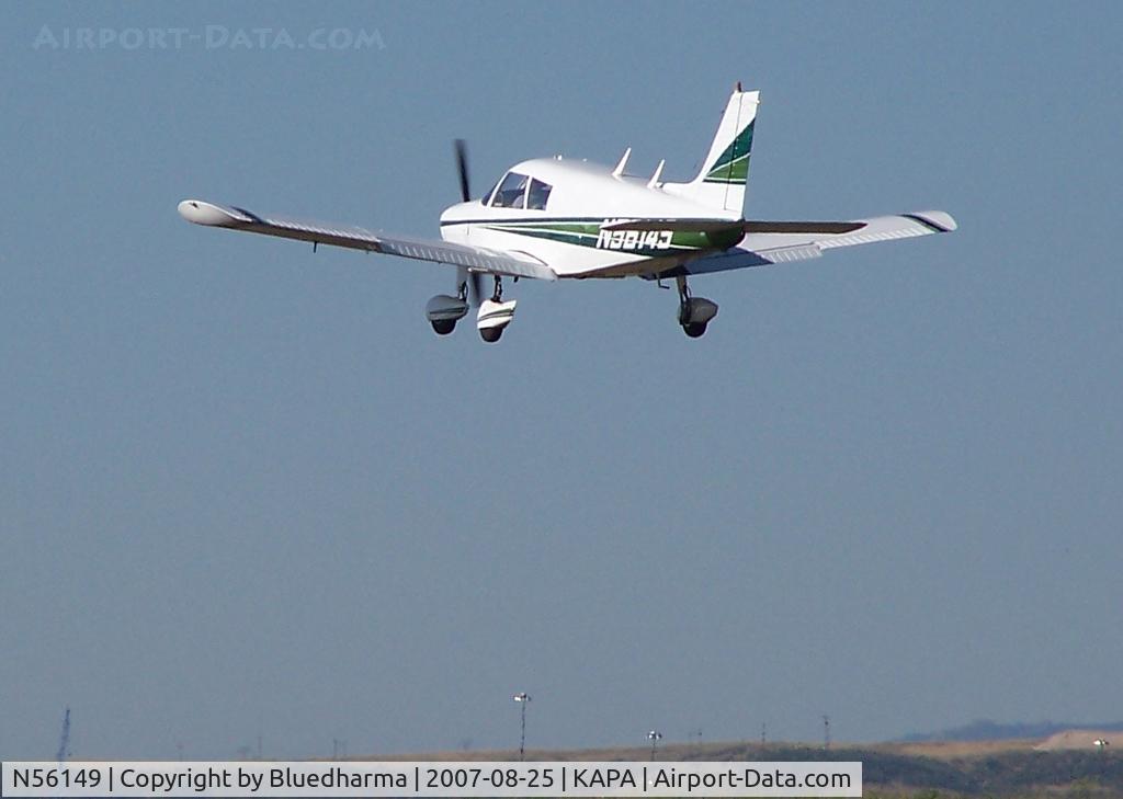 N56149, 1973 Piper PA-28-140 Cherokee C/N 28-7325579, Landing on 17L