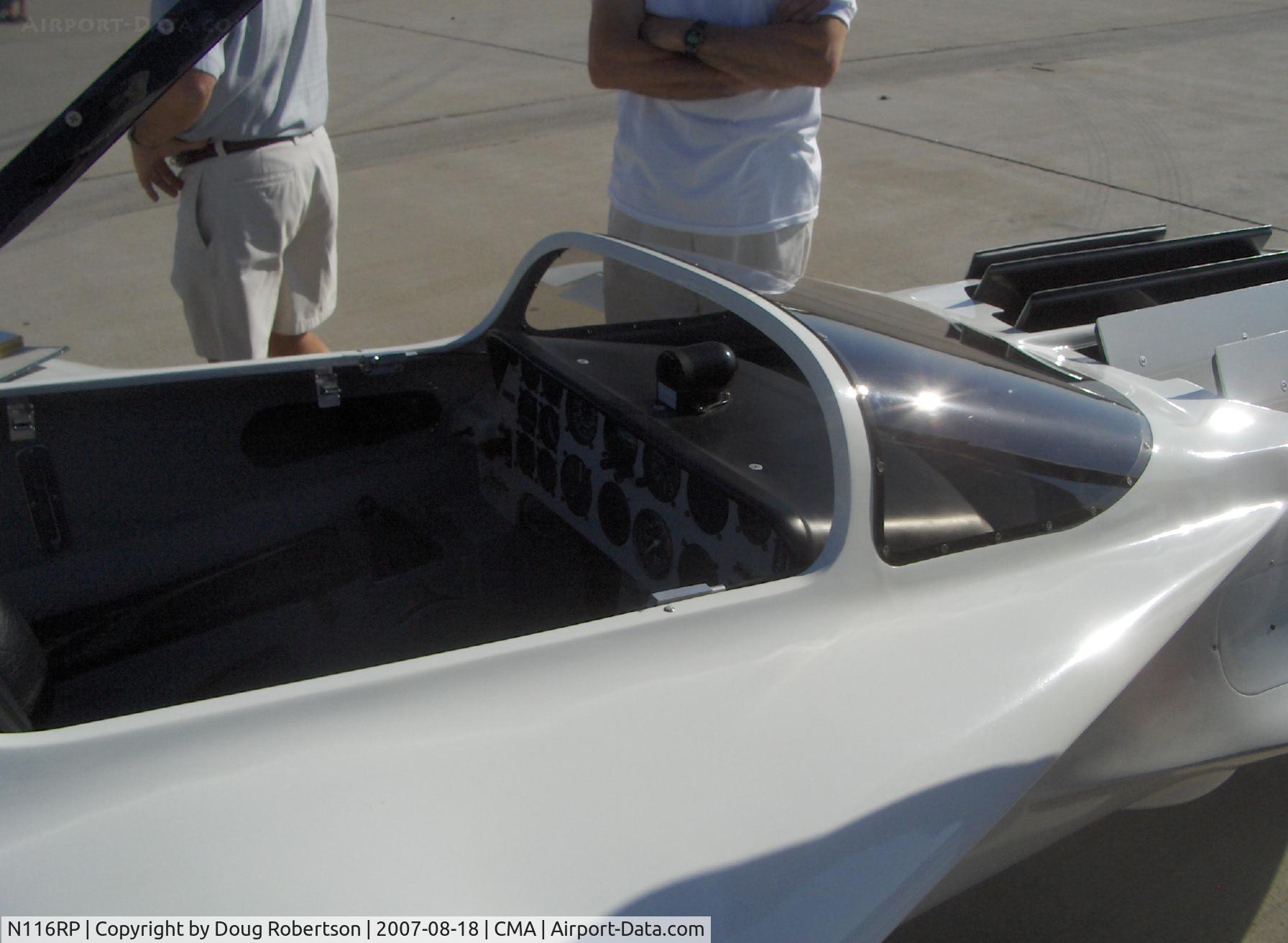 N116RP, Parker Alienair 1 C/N PS1, 2007 Parker ALIENAIR 1, Toyota Superturbo racing engine 290 Hp, one-off triple ducted fan, glass panel, cockpit, Experimental class