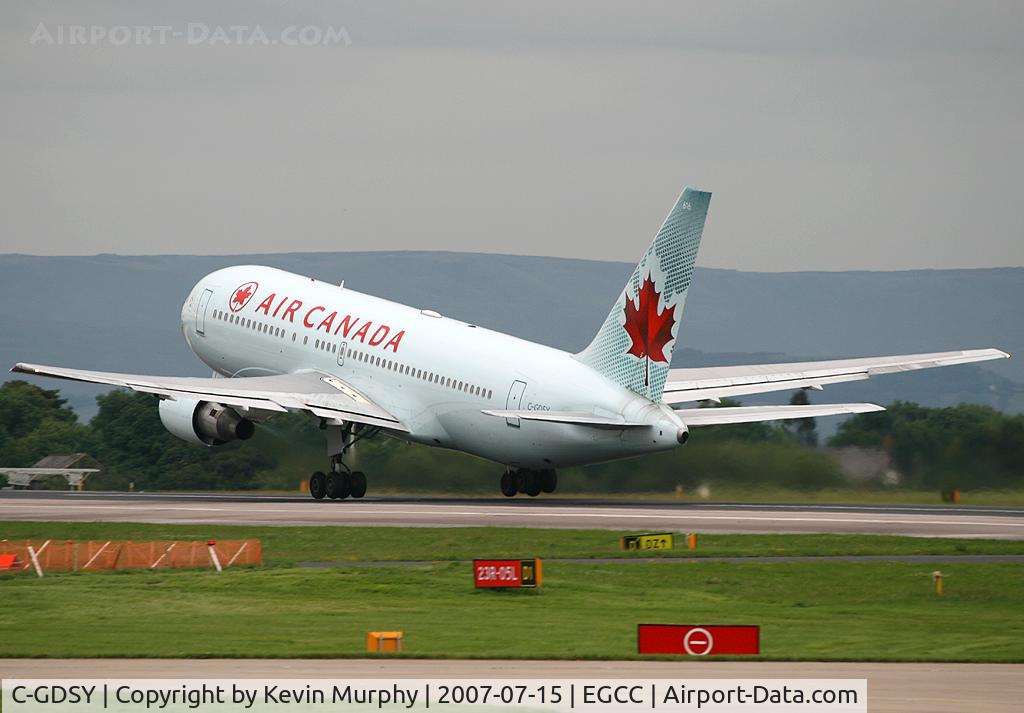 C-GDSY, 1988 Boeing 767-233 C/N 24145, Air Can on take off from 05L