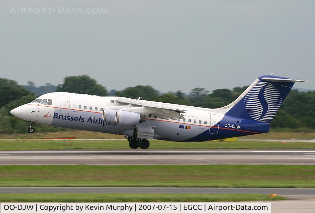 OO-DJW, 1996 British Aerospace Avro 146-RJ85 C/N E.2296, Brussels 146