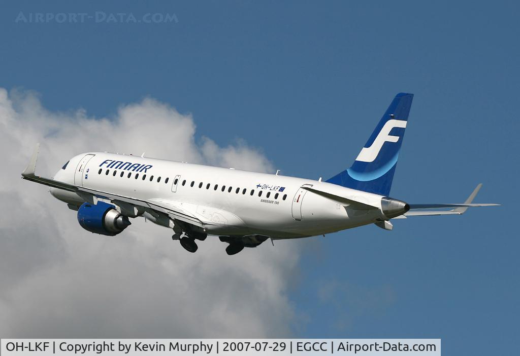 OH-LKF, 2007 Embraer 190LR (ERJ-190-100LR) C/N 19000066, Finnair new Embraer