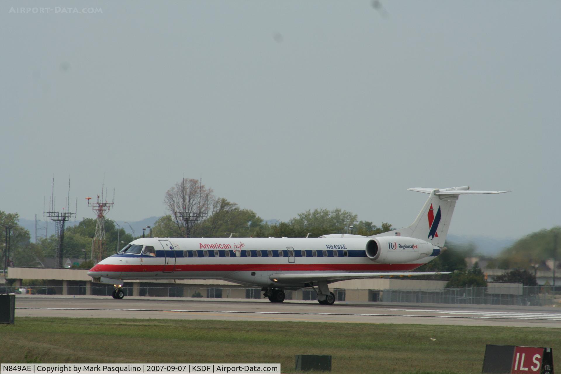 N849AE, 2003 Embraer ERJ-140LR (EMB-135KL) C/N 145716, EMB-135KL