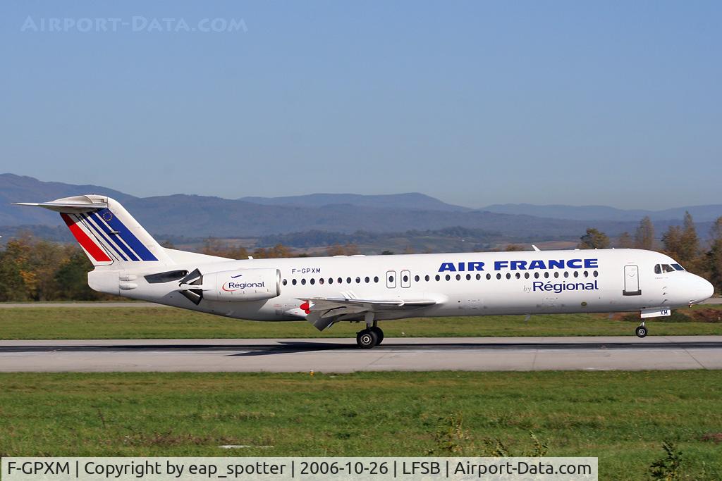 F-GPXM, 1990 Fokker 100 (F-28-0100) C/N 11296, Fokker F 28 0100