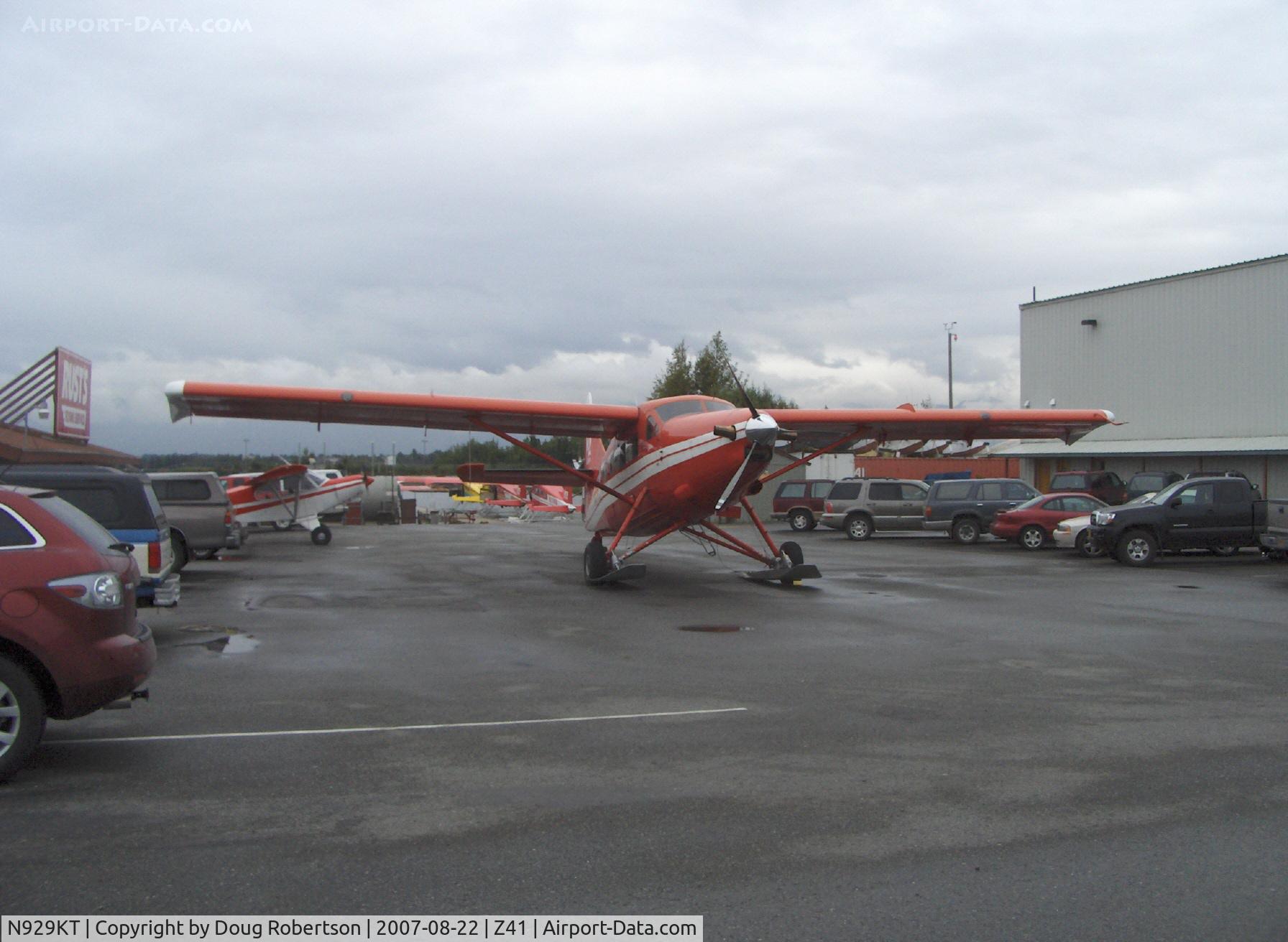 N929KT, 1965 De Havilland Canada DHC-3 Otter C/N 461, 1965 DeHavilland DHC-3 TURBO OTTER, P&W PT6A turboprop, of Rust Air's K2 Aviation on wheel/skis