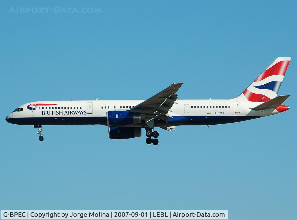 G-BPEC, 1990 Boeing 757-236 C/N 24882, 