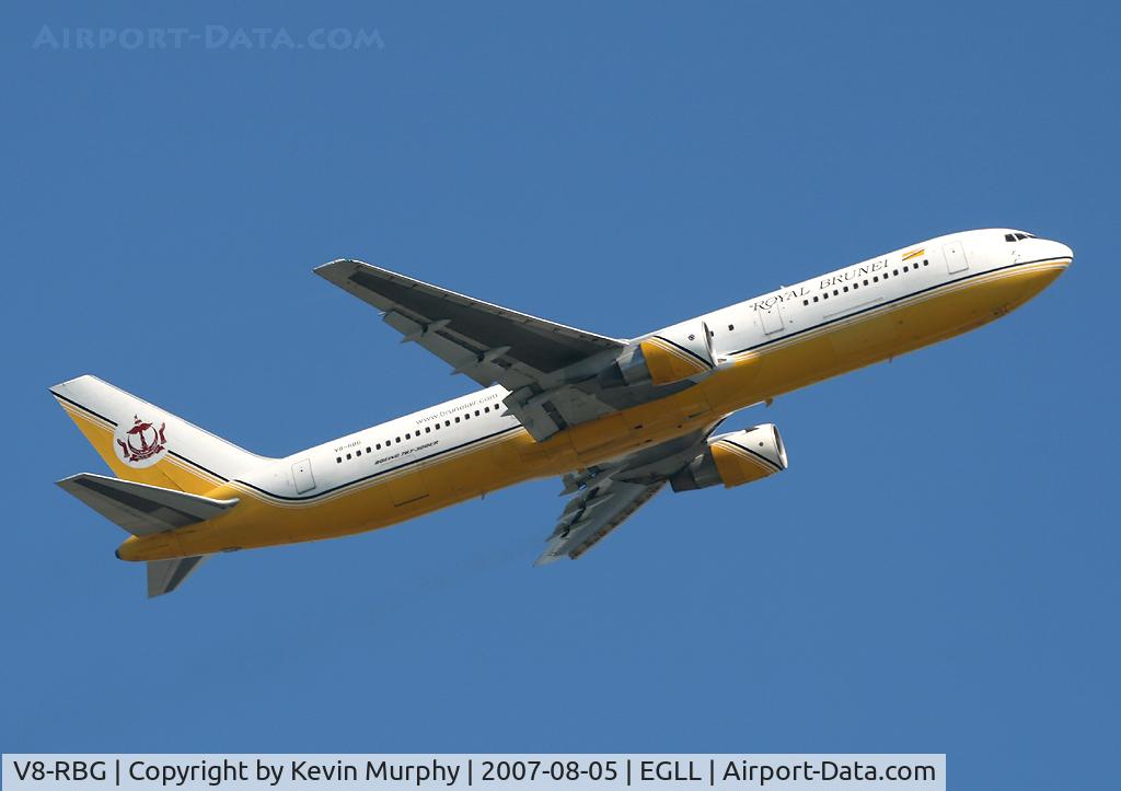 V8-RBG, 1992 Boeing 767-33A/ER C/N 25532, Brunei 767