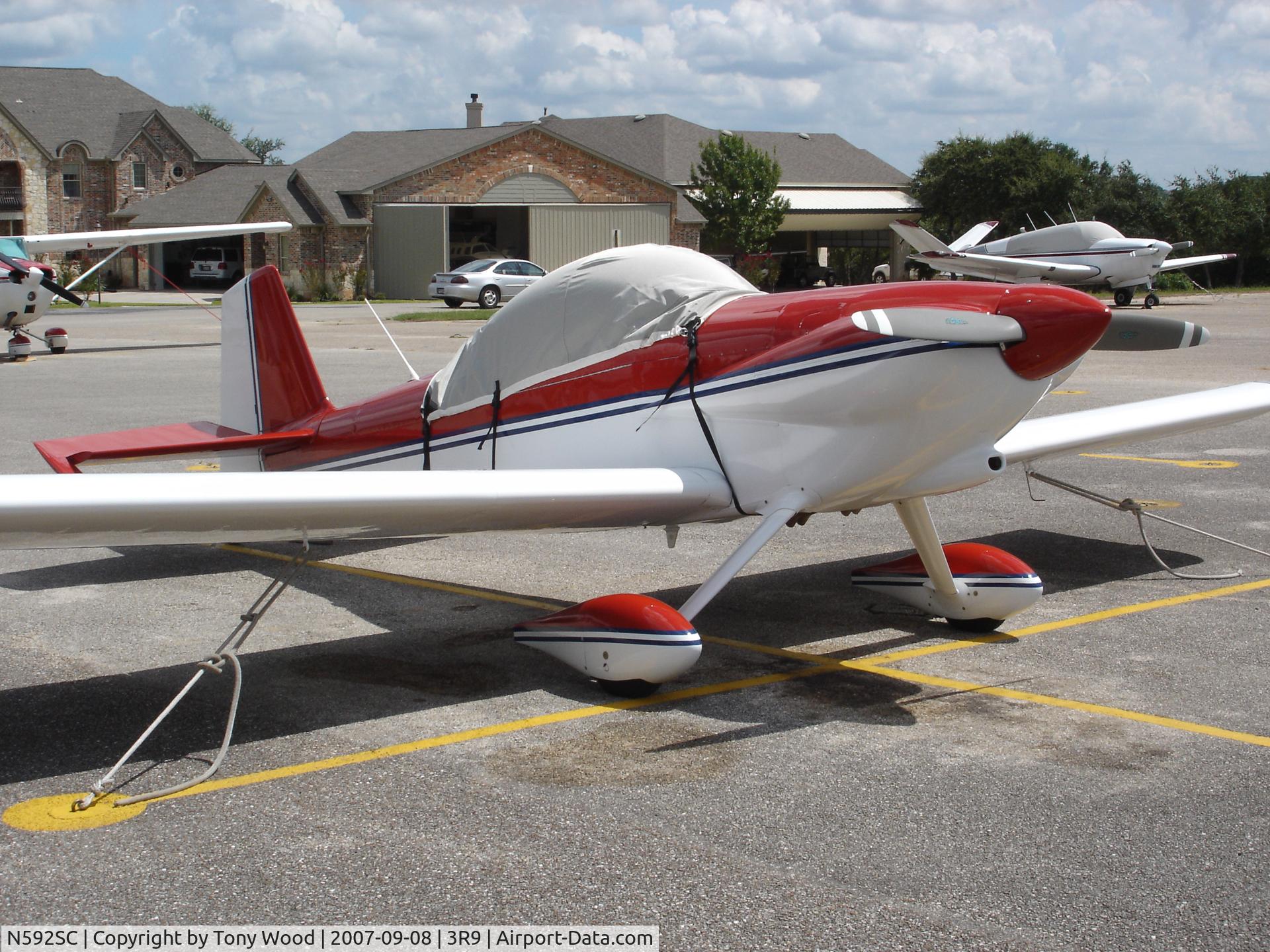 N592SC, 1996 Vans RV-4 C/N 3100, N592SC Parked at Lakeway, TX.