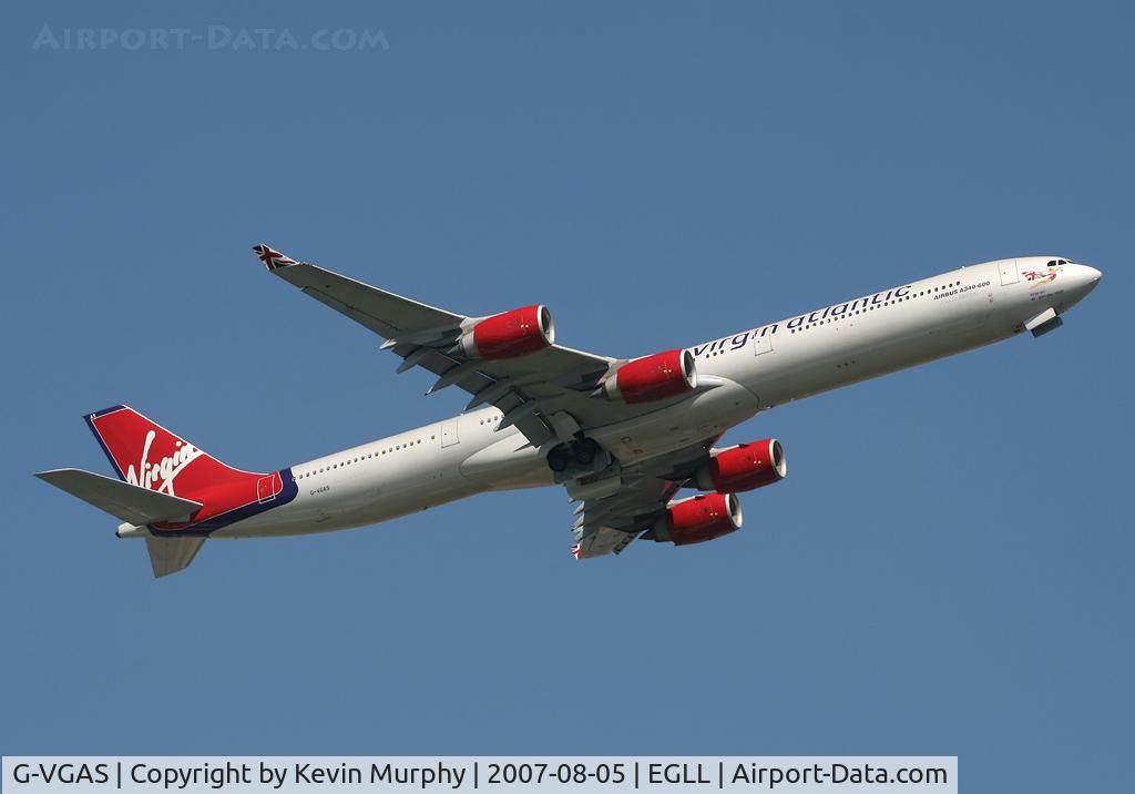 G-VGAS, 2005 Airbus A340-642 C/N 639, Virgin 340