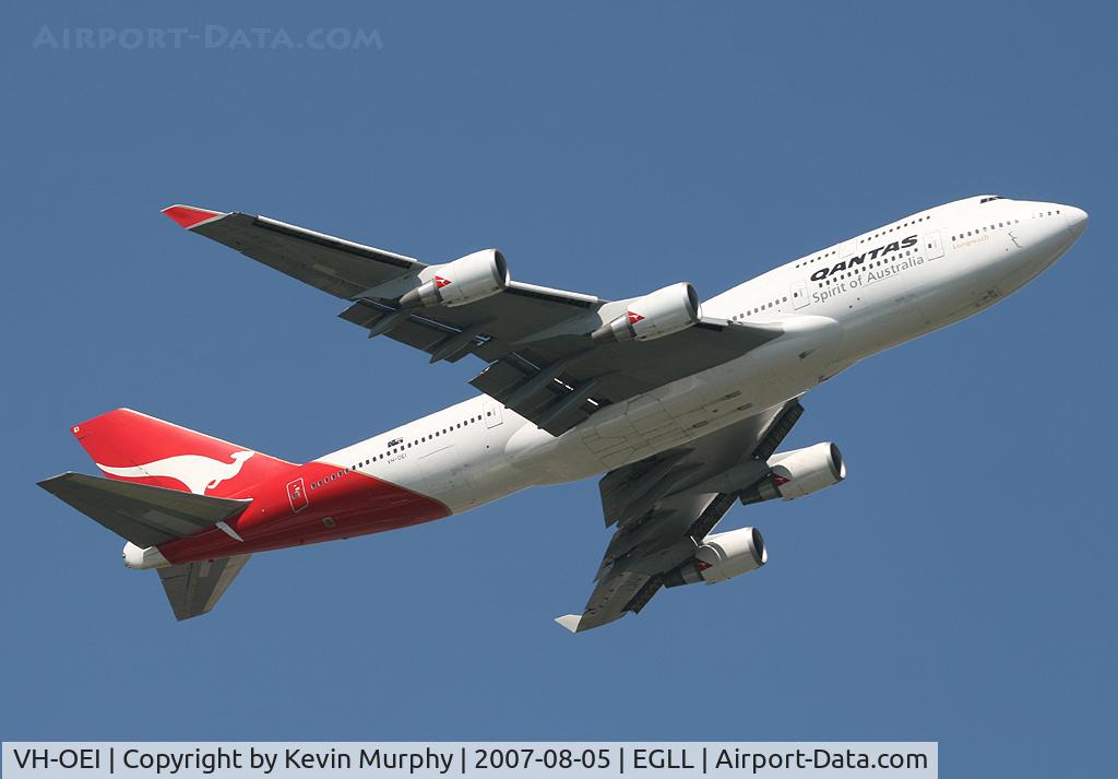 VH-OEI, 2003 Boeing 747-438/ER C/N 32913, Qantas 747
