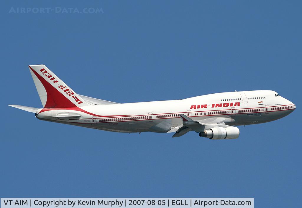 VT-AIM, 1991 Boeing 747-433 C/N 25074, Indian 747