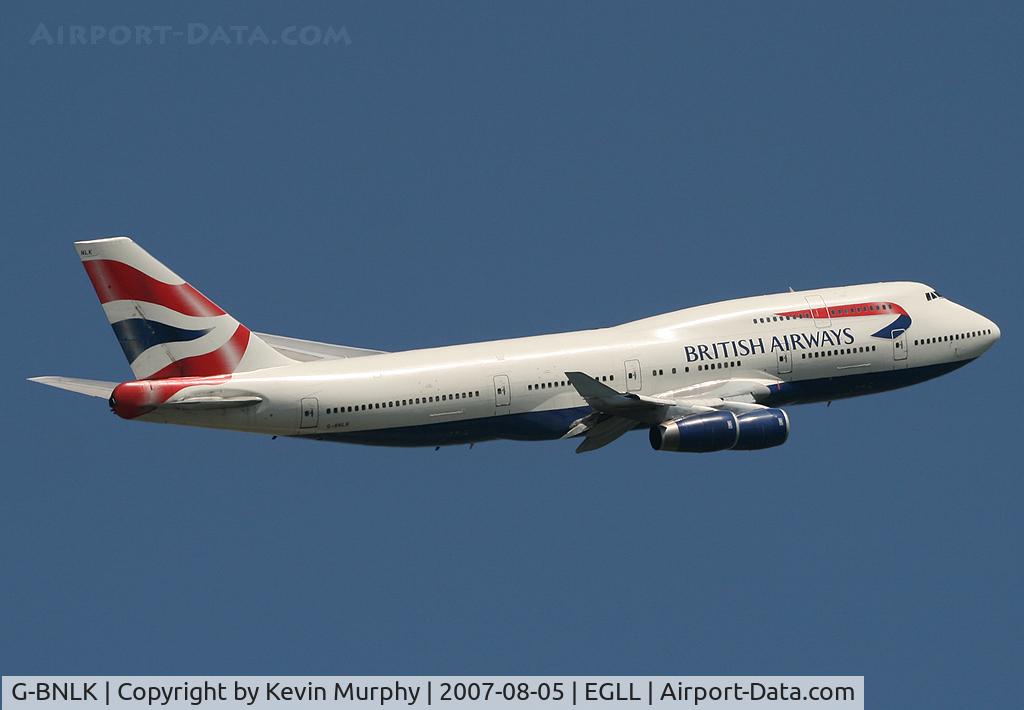 G-BNLK, 1990 Boeing 747-436 C/N 24053, BA 747