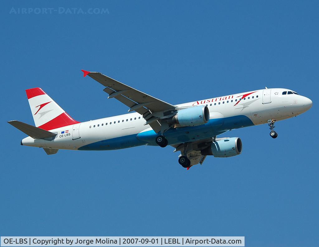 OE-LBS, 2000 Airbus A320-214 C/N 1189, 