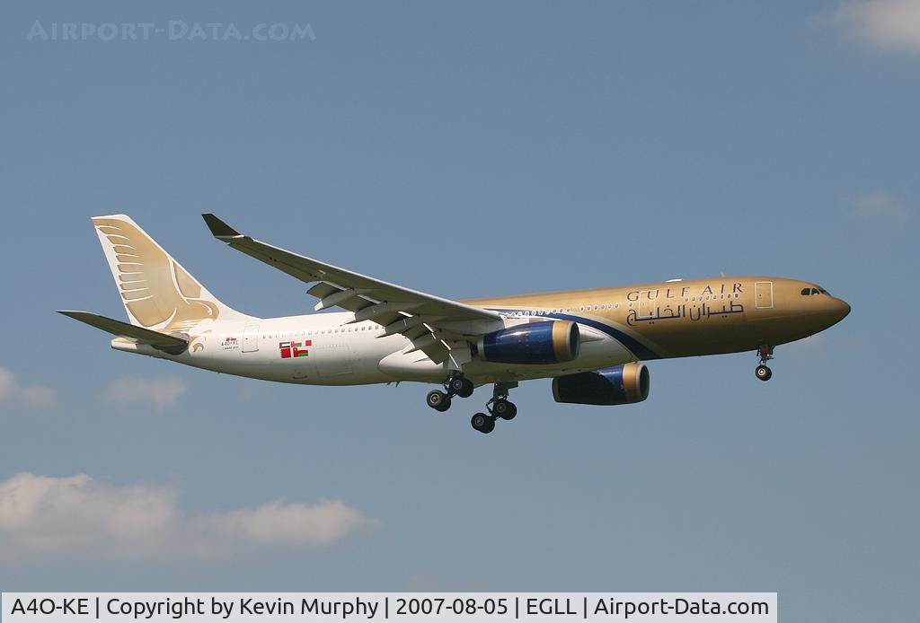 A4O-KE, 2000 Airbus A330-243 C/N 334, Gulf Air Airbus A330