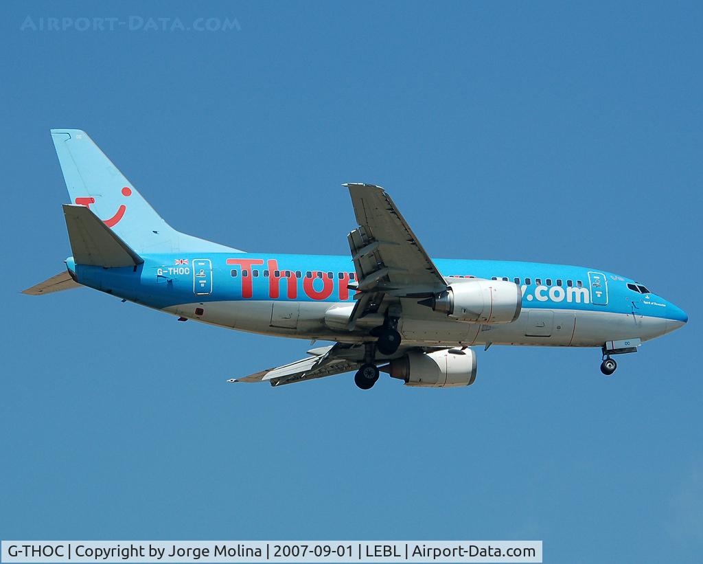 G-THOC, 1990 Boeing 737-59D C/N 24694, 