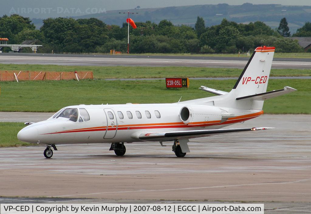 VP-CED, 1999 Cessna 550 Citation Bravo C/N 550-0870, Manchester based biz jet