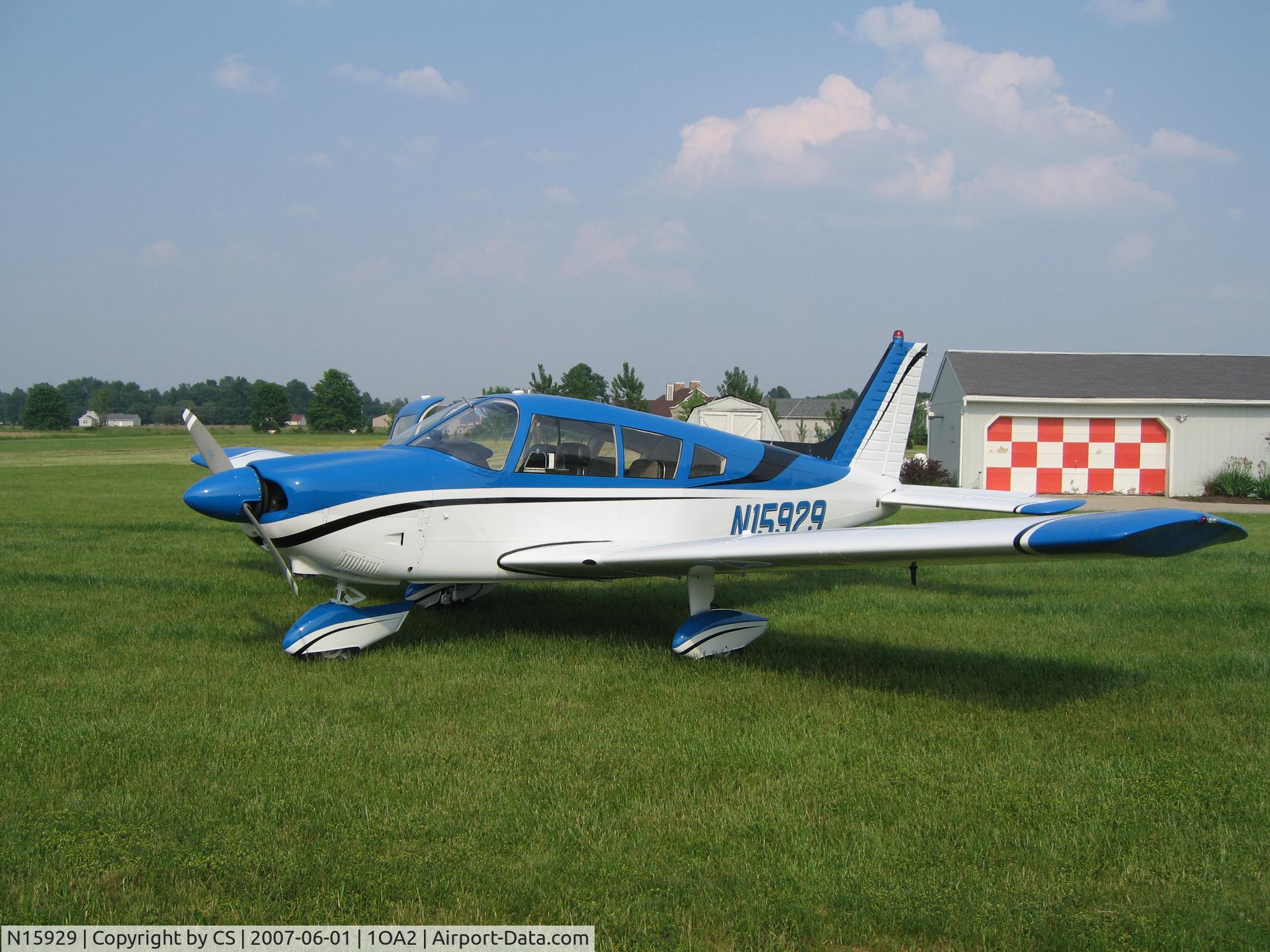 N15929, 1972 Piper PA-28-180 C/N 28-7305188, in my backyard