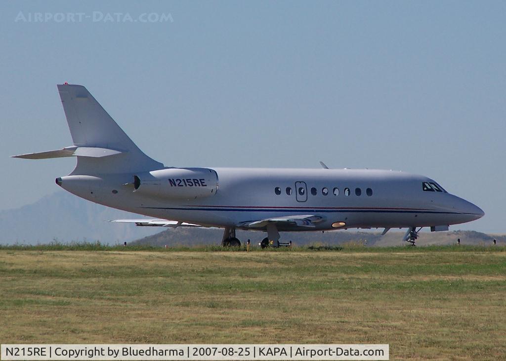 N215RE, 2004 Dassault Falcon 2000 C/N 215, Taxi for takeoff 17L