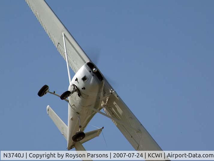 N3740J, 1966 Cessna 150G C/N 15065040, N3740J at Clinton Iowa, July 2007