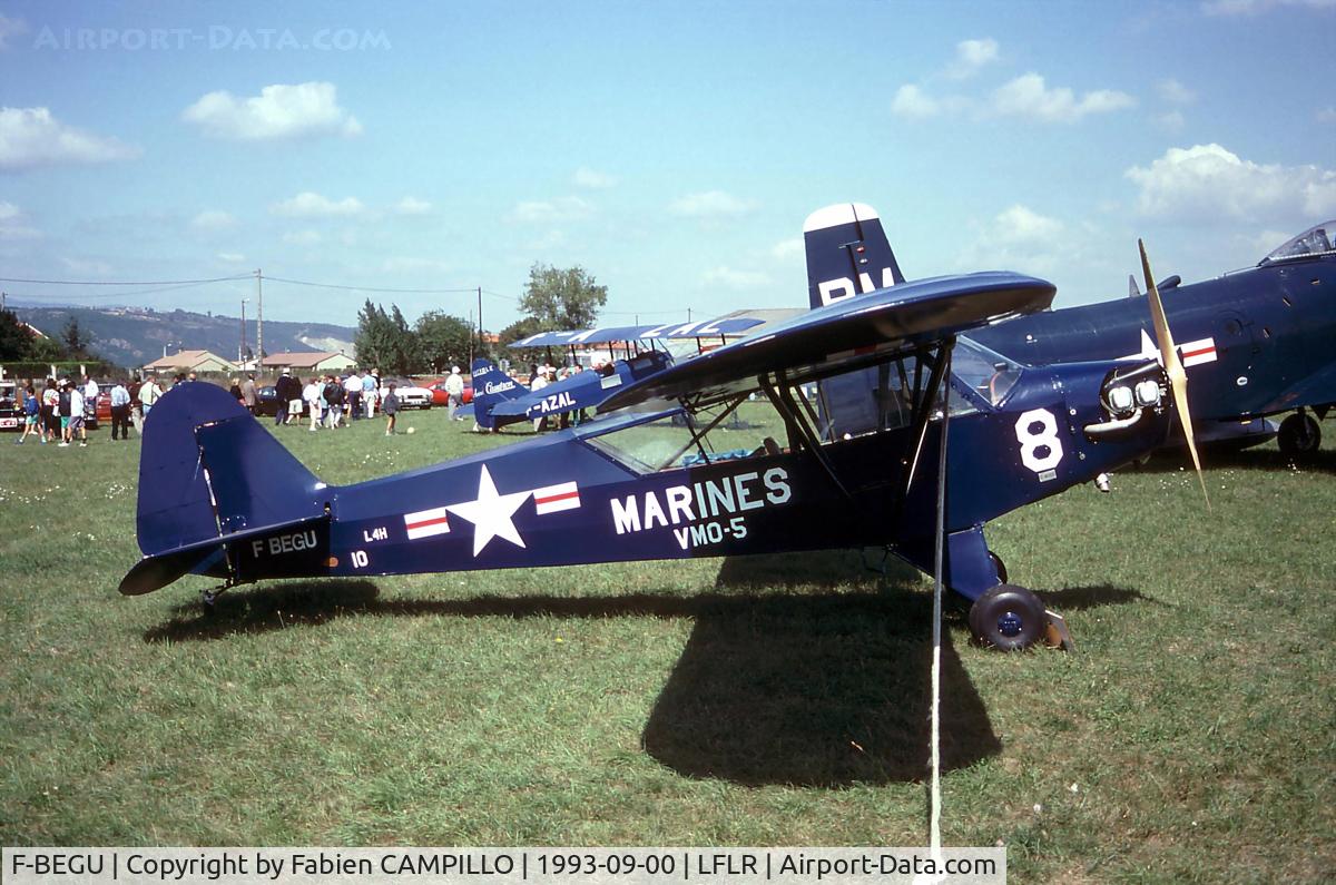 F-BEGU, Piper J3C-65 Cub Cub C/N 10384, St Rambert d'Albon