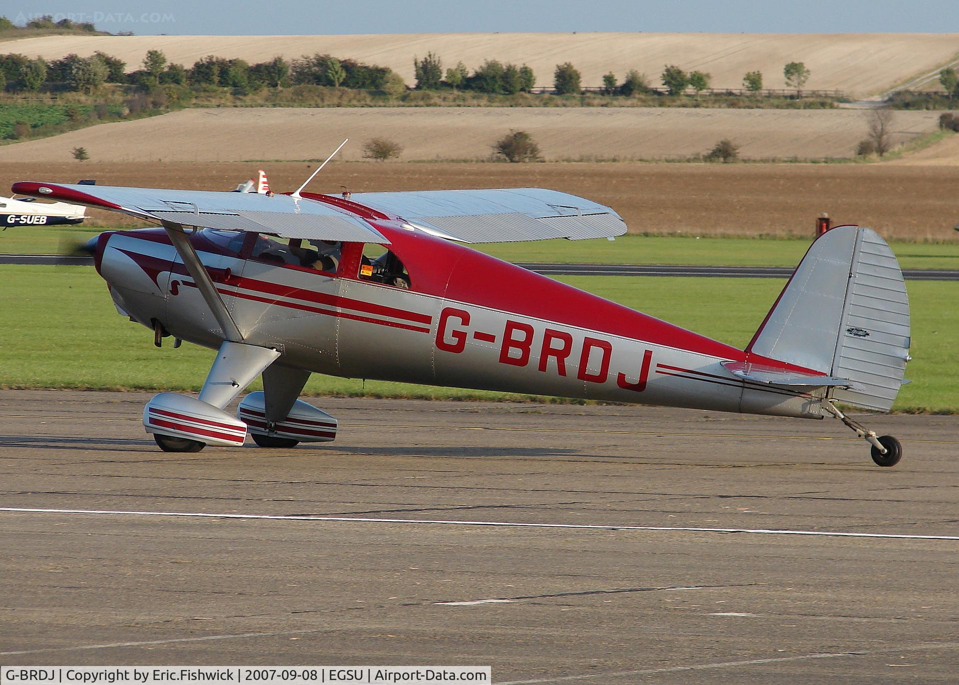 G-BRDJ, 1946 Luscombe 8F Silvaire C/N 3411, 1. G-BRDJ at Duxford September Airshow