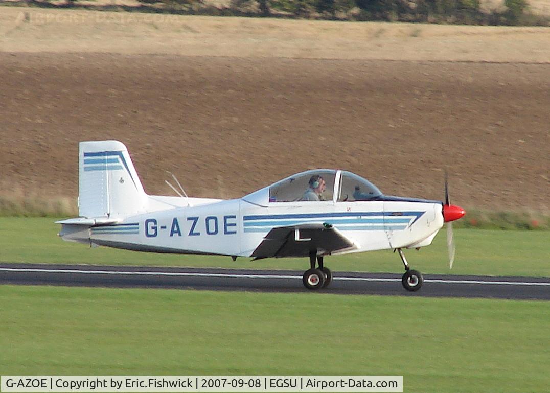 G-AZOE, 1969 Victa Airtourer 115 C/N 528, 2. G-AZOE at Duxford September Airshow