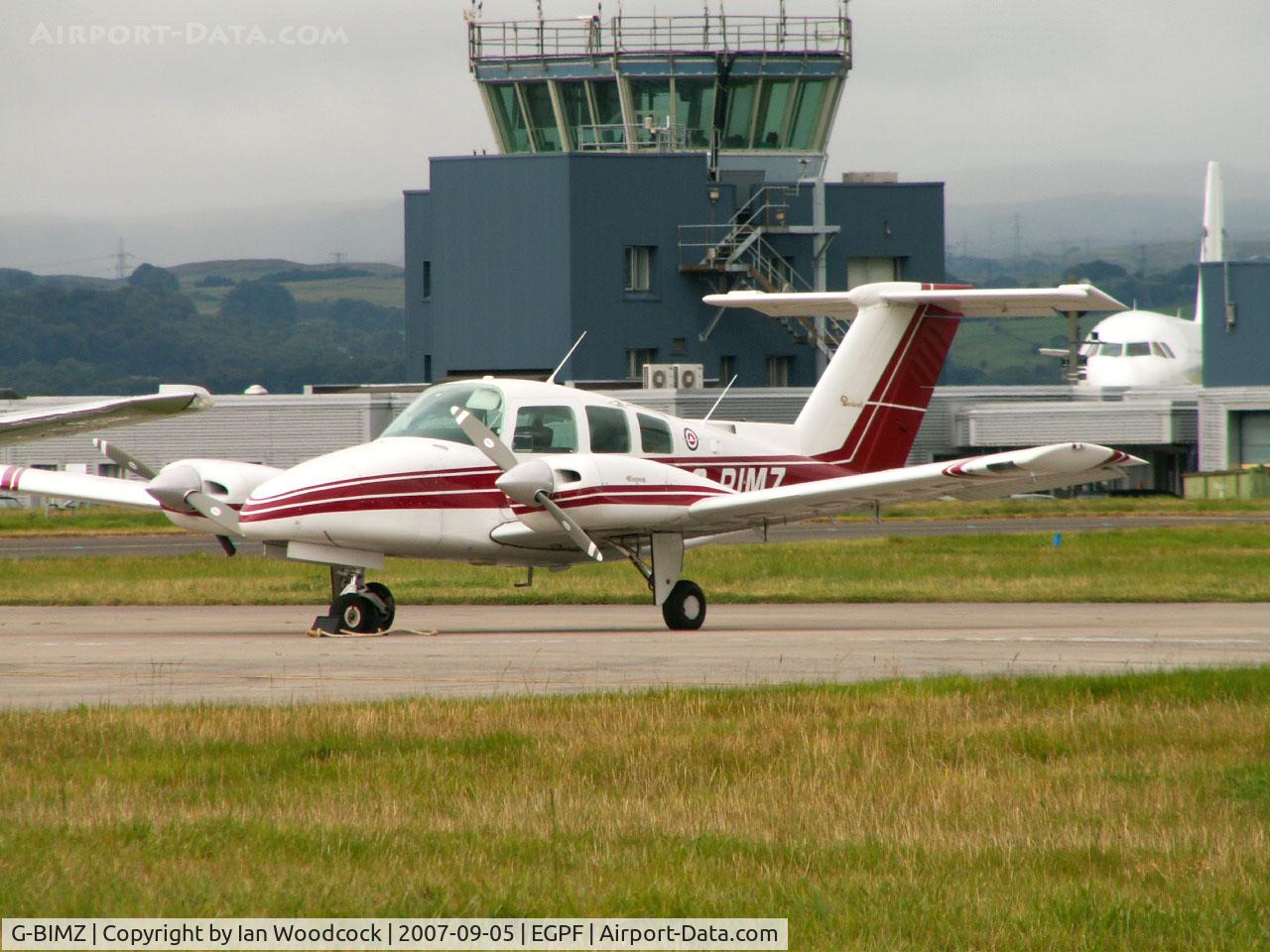 G-BIMZ, 1979 Beech 76 Duchess C/N ME-169, Beech 76/Area J/Glasgow