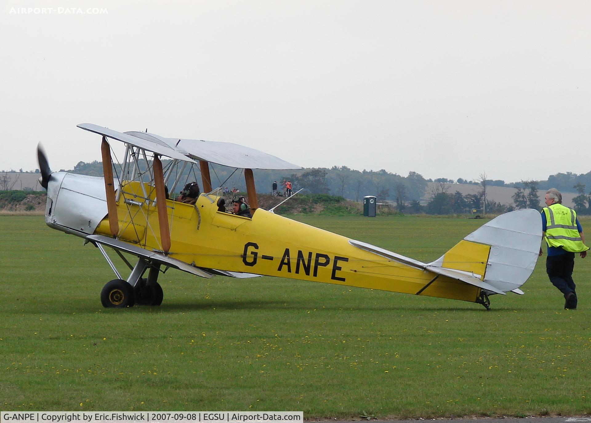G-ANPE, 1940 De Havilland DH-82A Tiger Moth II C/N 83738, 1. G-ANPE ('Classic Wings') at Duxford September 2008 Airshow