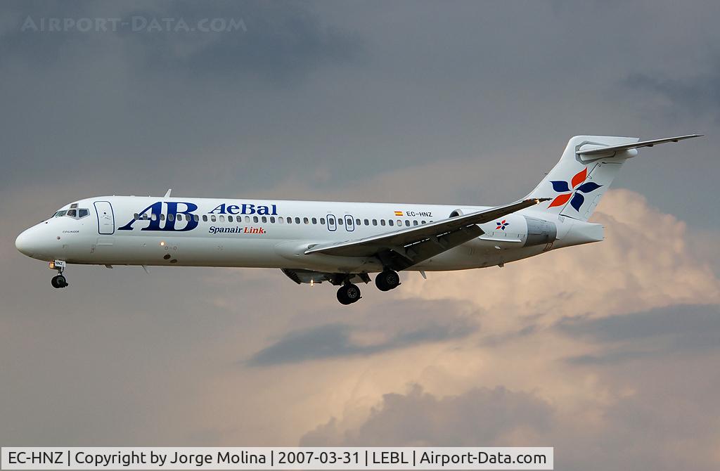 EC-HNZ, 2000 Boeing 717-2CM C/N 55060, 