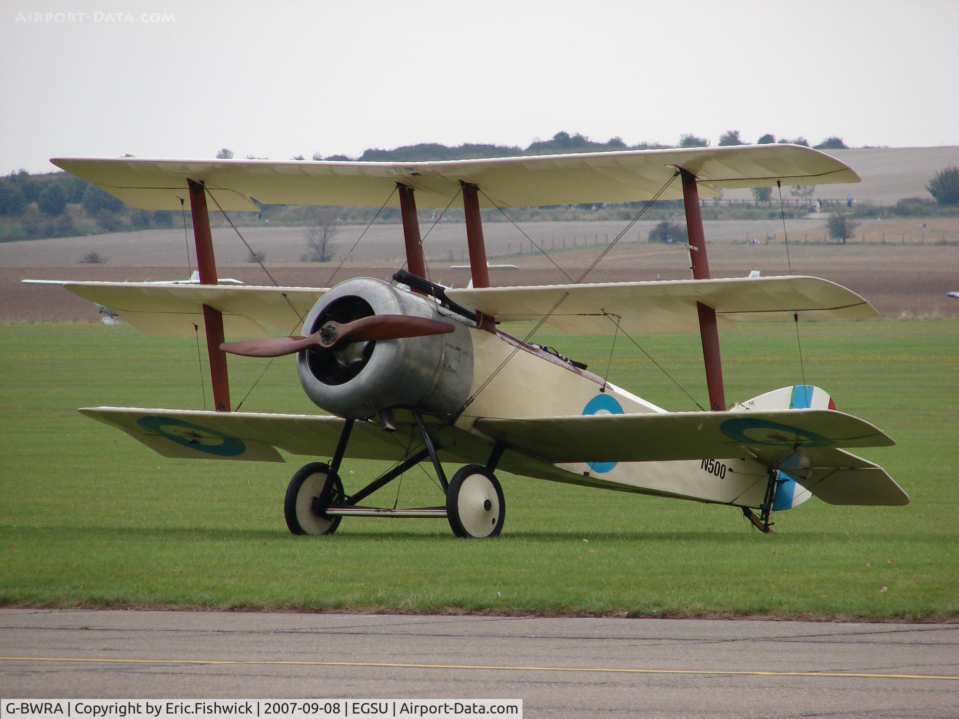 G-BWRA, 1988 Sopwith Triplane Replica C/N PFA 021-10035, 3. N500 Sopwith at Duxford September Airshow