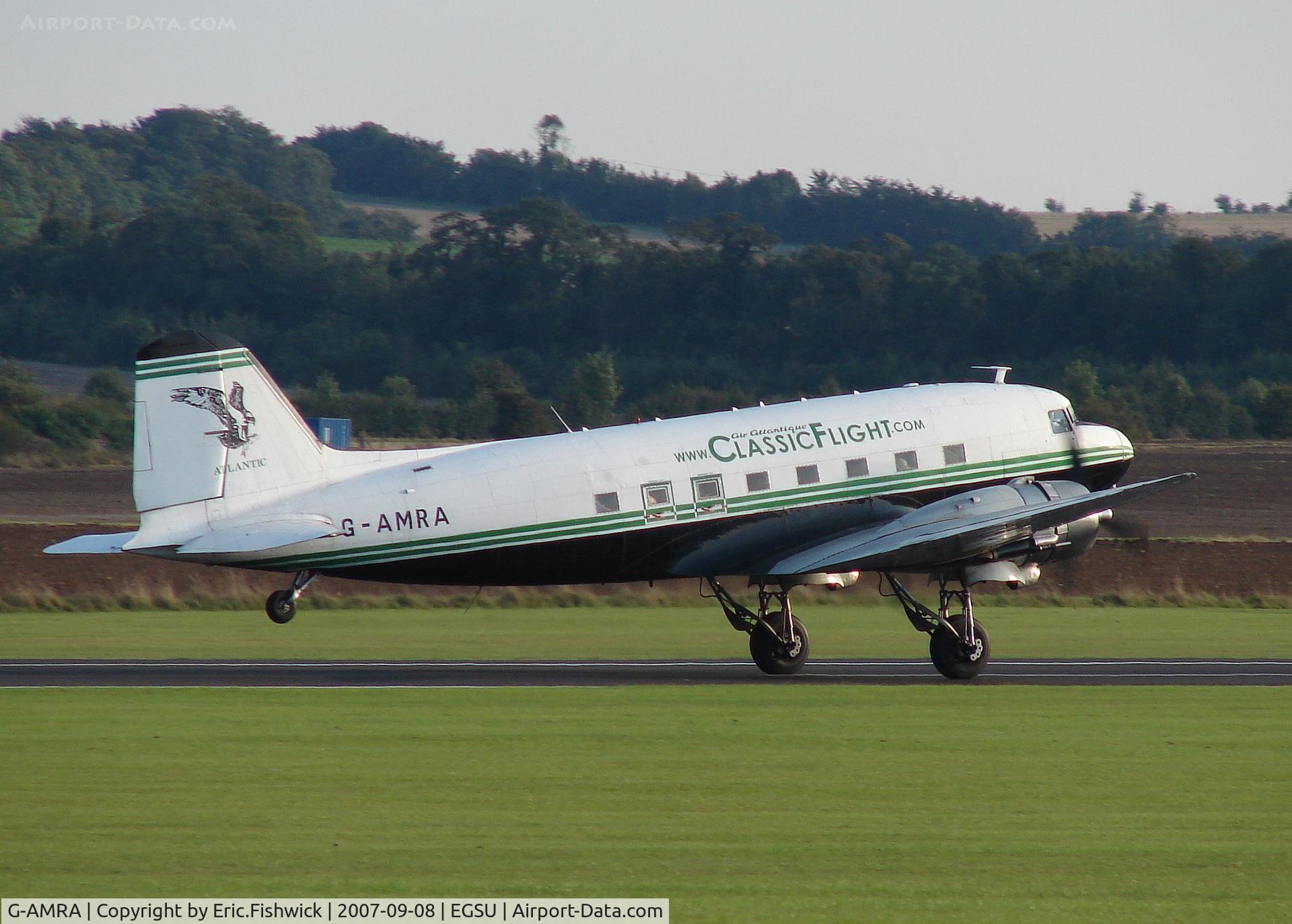 G-AMRA, 1944 Douglas DC-3C (C-47B-15-DK) C/N 15290, 2. G-AMRA at Duxford Airshow, Sept. 2007