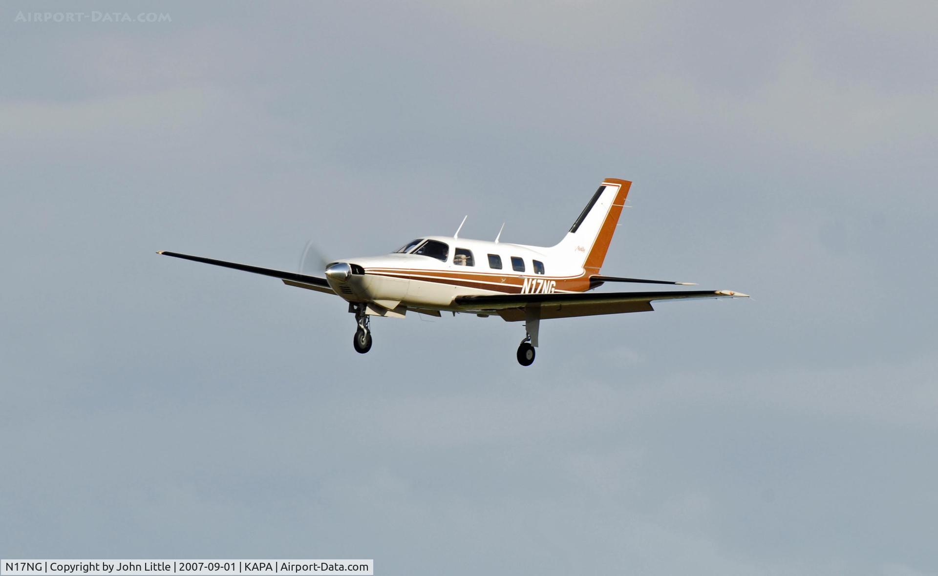 N17NG, 1987 Piper PA-46-310P Malibu C/N 4608074, Approach 17L