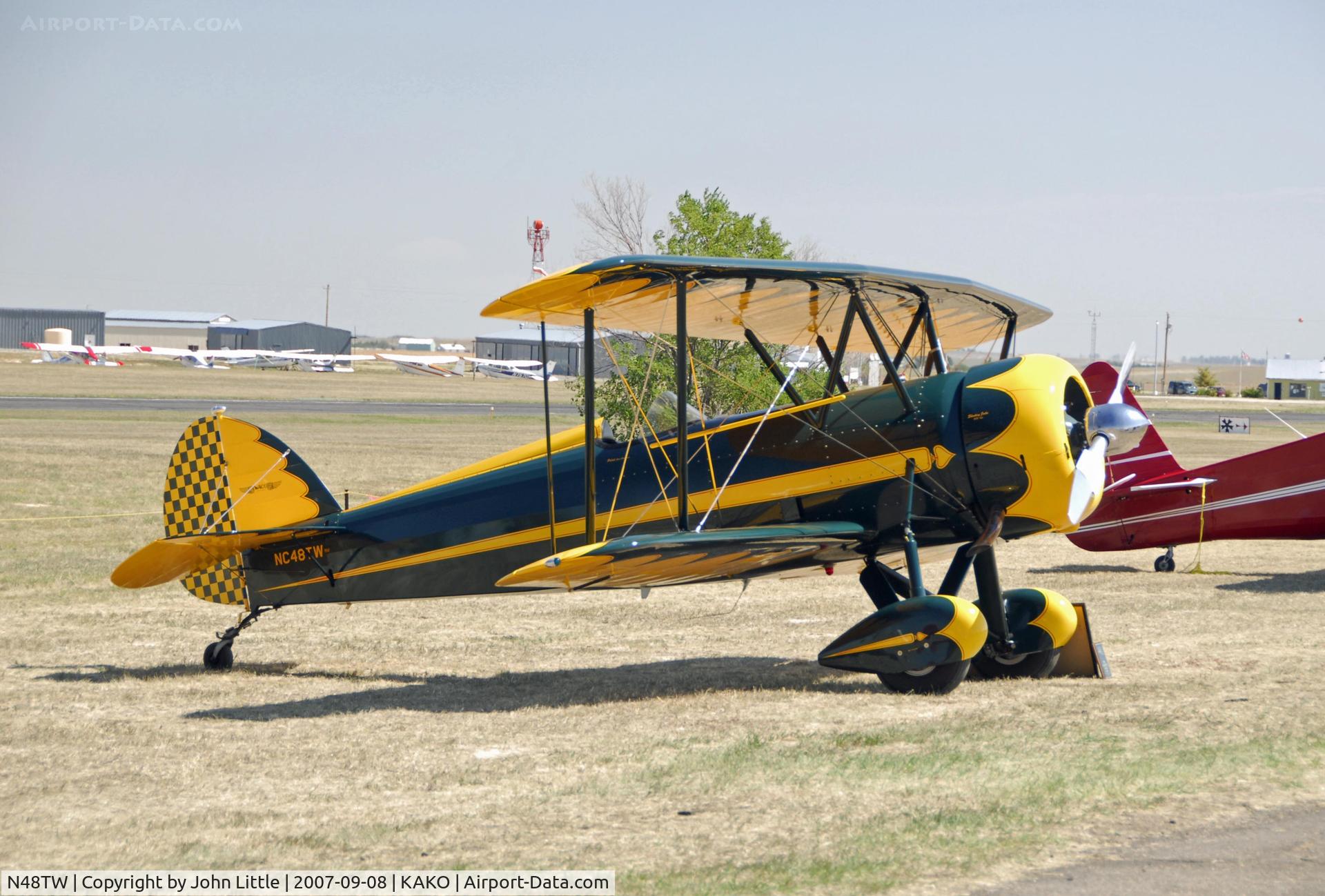 N48TW, 2003 WACO Taperwing T-10 Replica C/N 2501, National Radial Engine Exposition - 2007  Akron Colorado