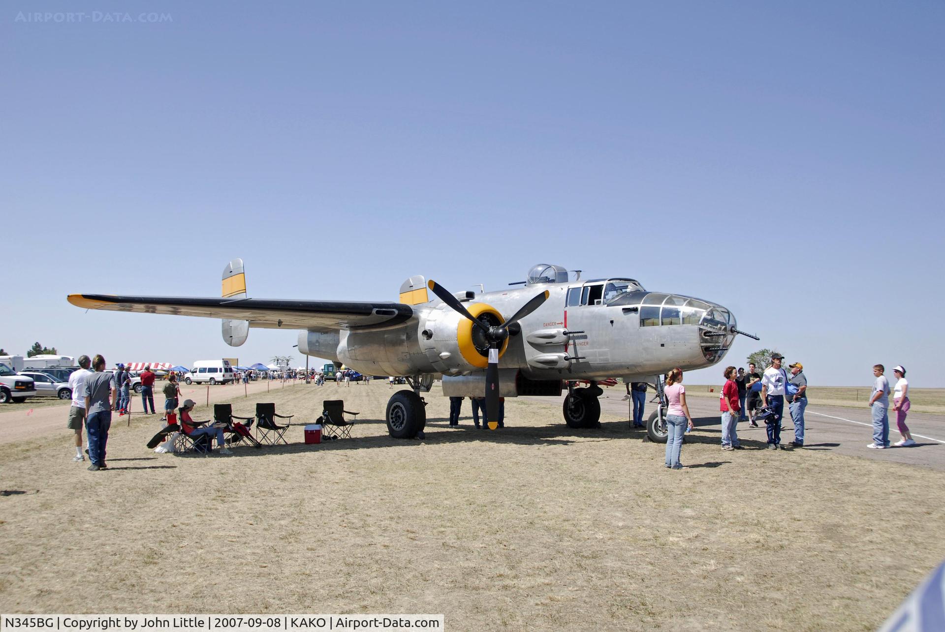 N345BG, 1944 North American TB-25N Mitchell C/N 108-47531, National Radial Engine Exhibition - 2007  Akron Colorado