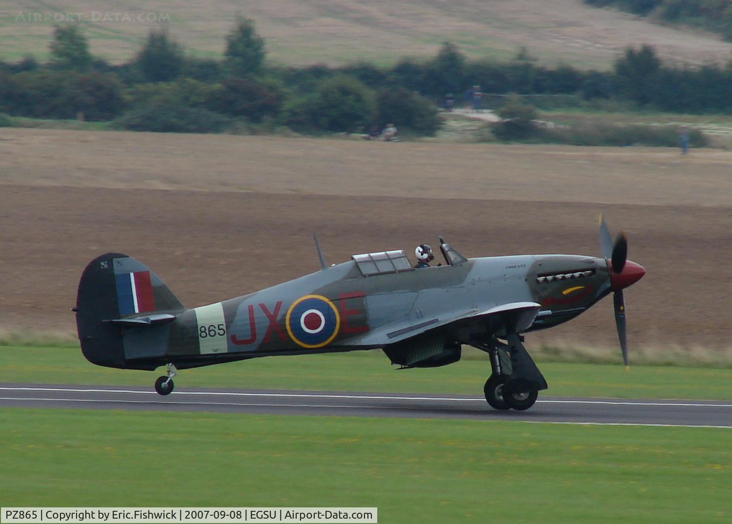 PZ865, 1944 Hawker Hurricane IIC C/N PZ865, 2. PZ865 at Duxford September Airshow 2009