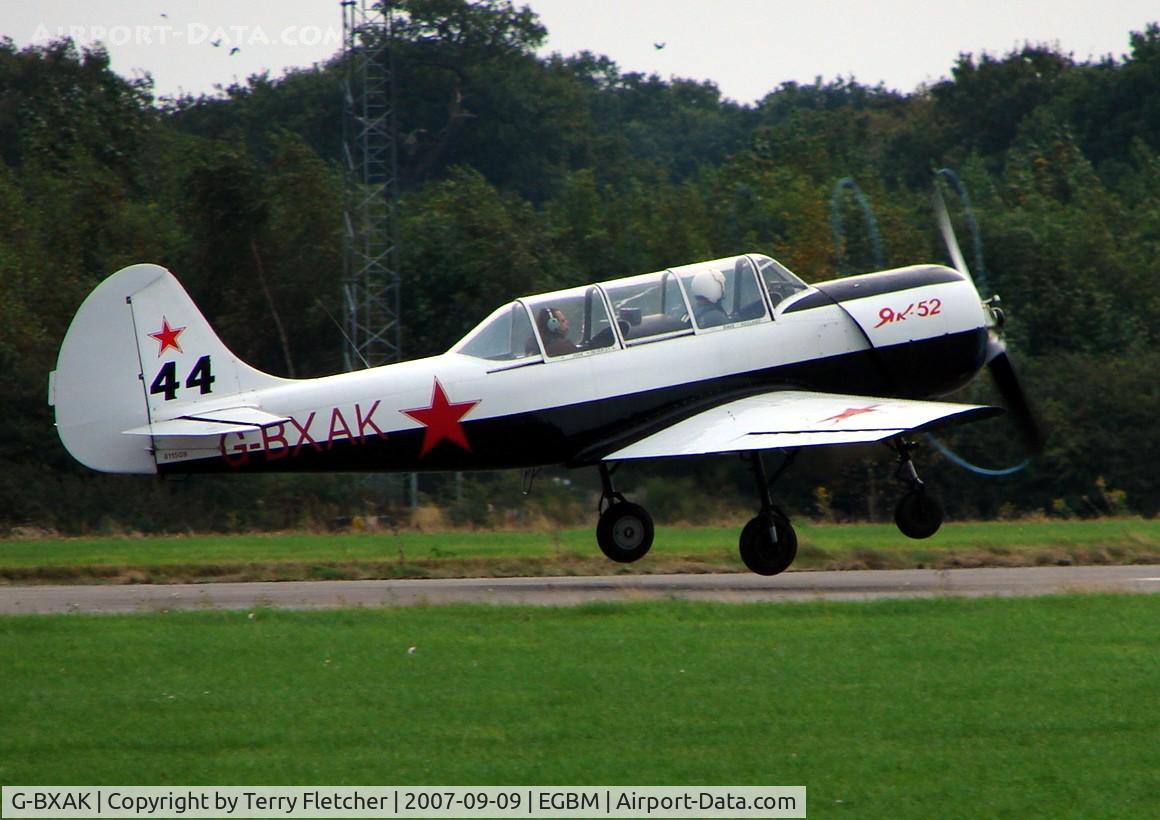 G-BXAK, 1981 Bacau Yak-52 C/N 811508, Yak52